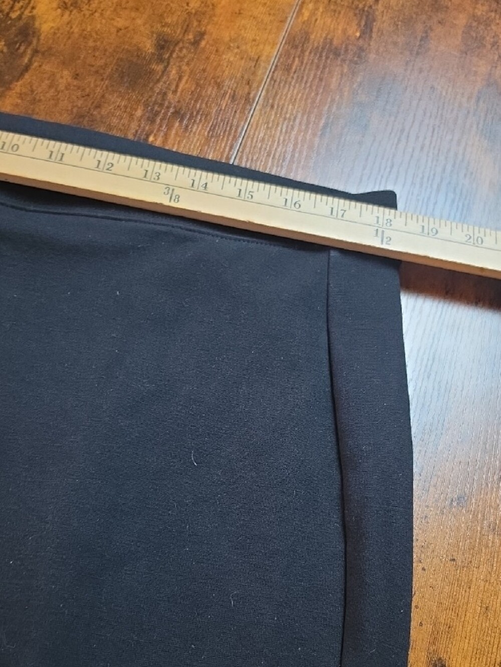 TALBOTS | Comfy Black Elastic Waist Pull On Stretch Tapered Lounge Pants | XL - Picture 5 of 8